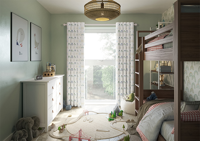 Brum Brum, Neutral - Made to Measure Curtains - Image 14